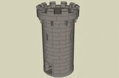 SketchUp Material Models for Landscape and Tower Components-BIM WORLD
