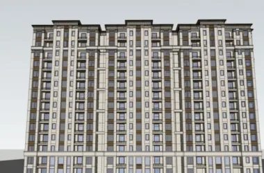 SketchUp Residential Models: High-Rise and Classical Style Buildings-BIM WORLD