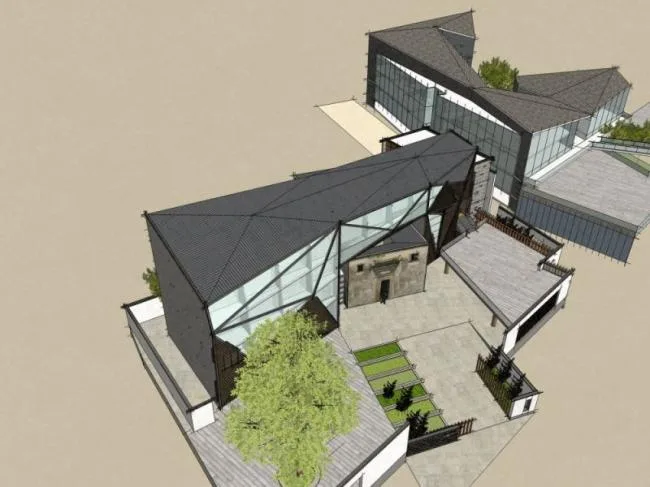 Sketchup Business Model | Multi story Bar, Modern Style
