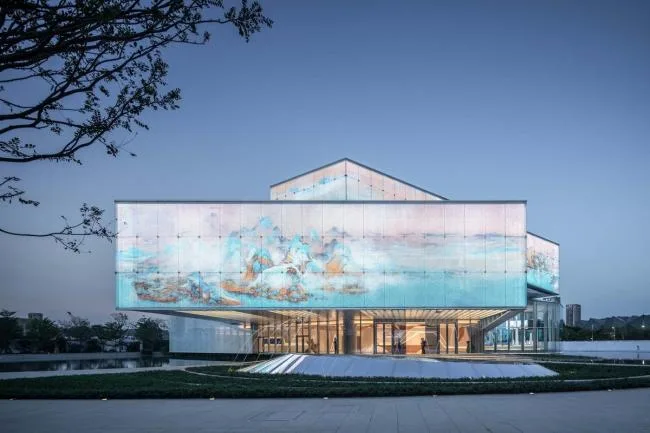 BIM Architecture | Strolling through the Flowers, Warm and Transparent: Shenzhen Shimao Shenzhen Hong Kong International Center Exhibition Hall/Water Stone Design