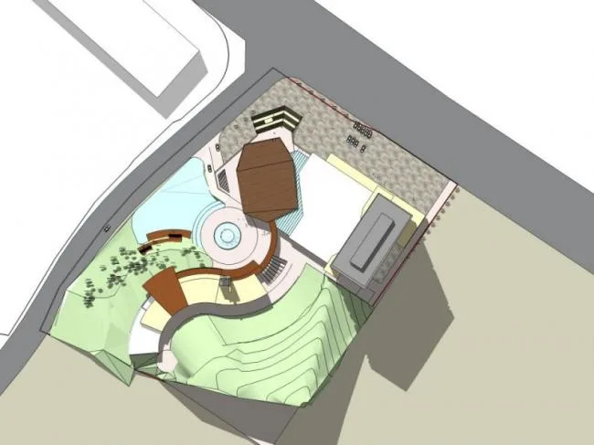 Sketchup Business Model | Commercial Complex, Modern Style