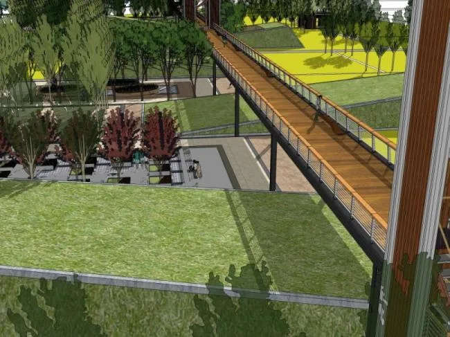 Sketchup Landscape Model | Street Landscape, Park Landscape, Modern Style