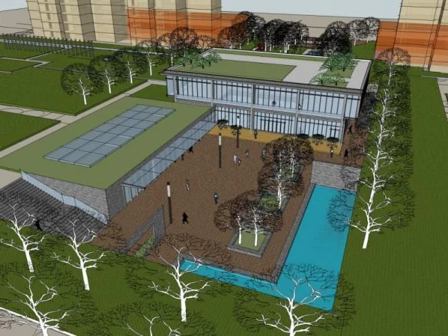 Sketchup Business Model | Low Level, Business Club, Modern Style