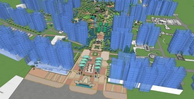 Sketchup Landscape Model | Residential Landscape, Residential Landscape, Classical Style
