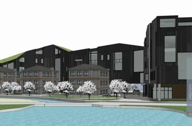 Modern Multi-Story Art and Vocational School Campus Design in SketchUp-BIM WORLD