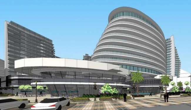 Sketchup Hotel Model | Shenzhen Dameisha Hotel, High rise Hotel, Modern Style