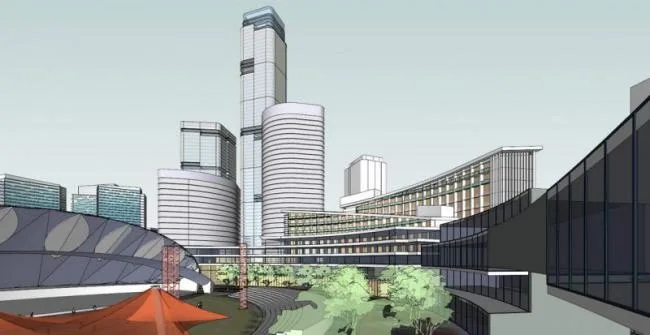 Sketchup Planning Model | Overall Planning of Qingdao Beer Garden, Modern Style