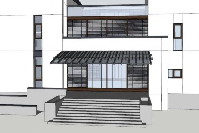 Sketchup Business Model | Multi story Club, Modern Chinese Style