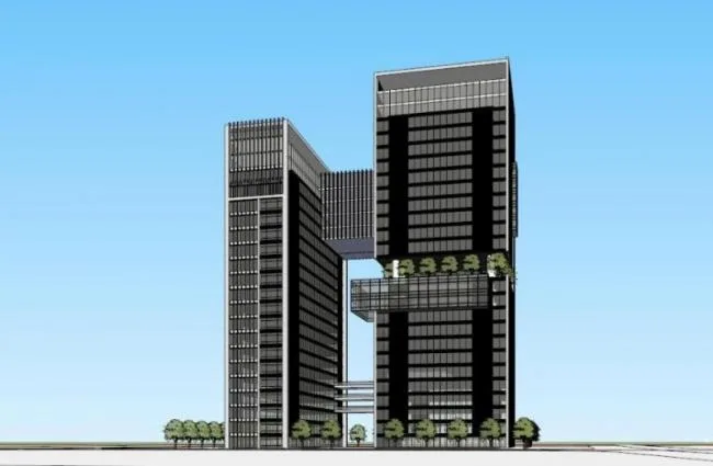Sketchup Office Model | High rise Office Building, Modern Style