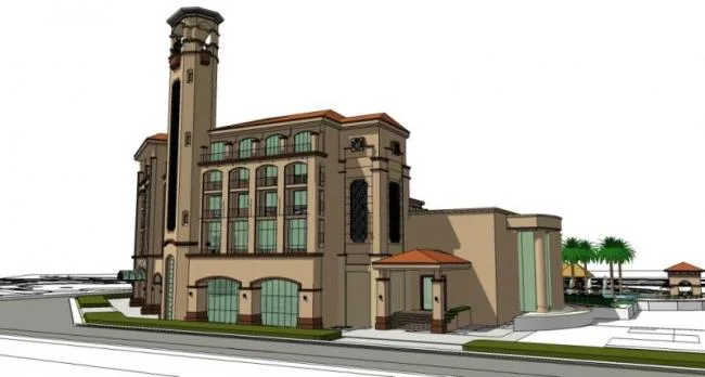 Sketchup Hotel Model | Multi story Hotel, Spanish Style, Classical Style