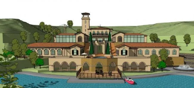 Sketchup Hotel Model | Multi story Hotel, Classical Style
