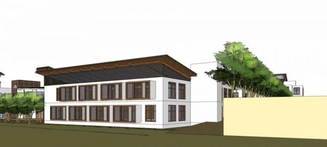 Sketchup Hotel Model | Multi story Resort Hotel, European Classical Style