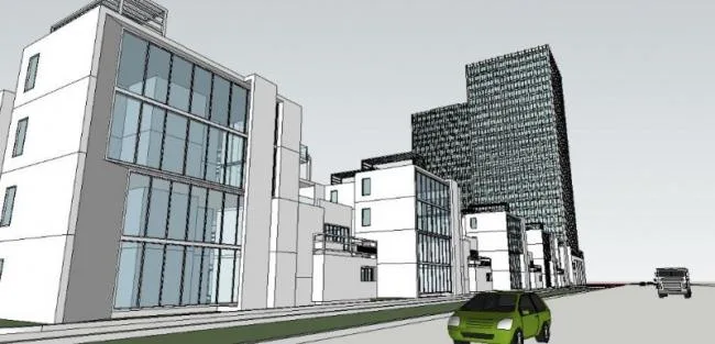Sketchup Office Model | High rise Office Building, Modern Style
