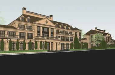 SketchUp Business Model: Designing a Multi-Story Classical Style Clubhouse-BIM WORLD