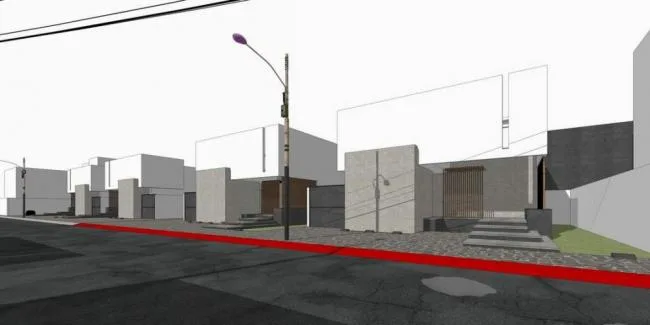 Modern Multi-Unit Villa Model in SketchUp