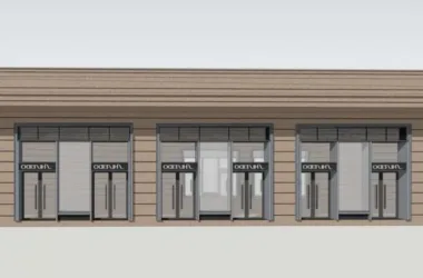 SketchUp Business Model: Modern Multi-Story Commercial Podium Design-BIM WORLD