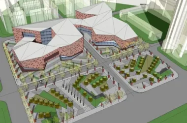 Modern Multi-Story Commercial Complex Designed in SketchUp-BIM WORLD