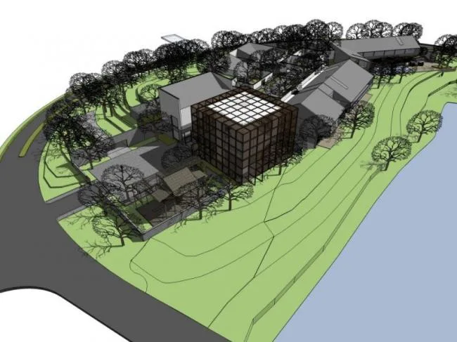 Sketchup Business Model | Low rise Vanke Club, Modern Style