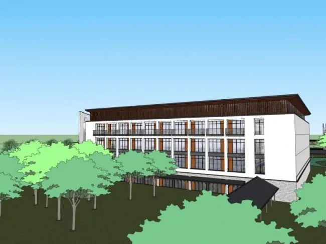 Sketchup Hospital Model | Multi story Hospital, Medical Building, Modern Style