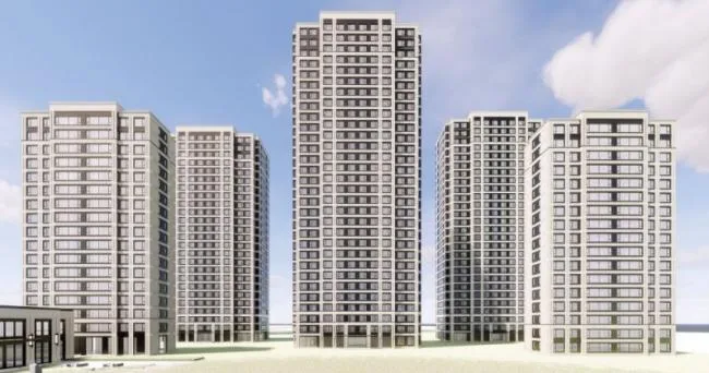 Sketchup Residential Model | High rise Residential Complex, Modern Style