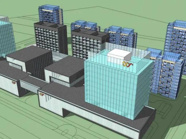 Sketchup Office Model | High rise Office Building, Modern Style