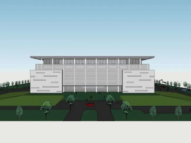 Sketchup School Model | Multi story School Teaching Building, Campus Educational Architecture, Modern Style