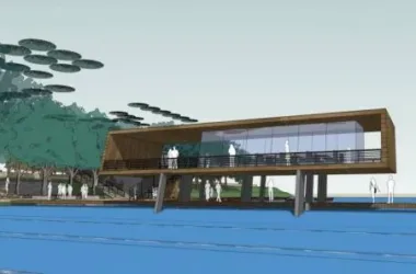 Modern SketchUp Landscape Models: Pier, Park, and Dam Designs-BIM WORLD