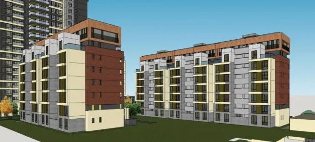 Sketchup Residential Model | High rise residential communities, residential buildings, modern style