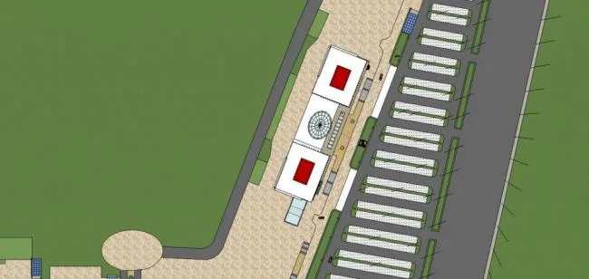 Sketchup Business Model | High rise commercial buildings, hotel offices, shopping malls, modern style