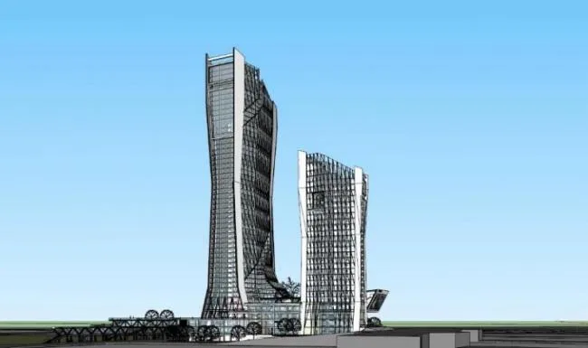 Sketchup Office Model | Super High rise Office Building, Modern Style