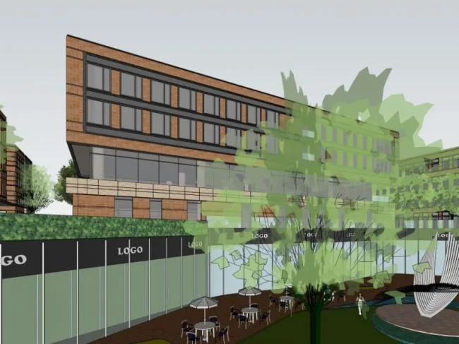 Sketchup Office Model | Multi story Office Area, Modern Style