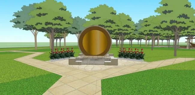 Sketchup Landscape Model | Theme Park Landscape, Modern Style