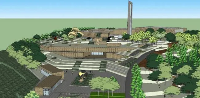 Sketchup Landscape Model | Theme Park Landscape, Modern Style