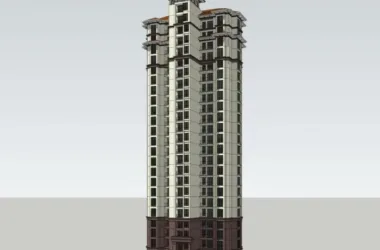 SketchUp Residential Models: High-Rise, Classical, and Spanish Style Buildings-BIM WORLD