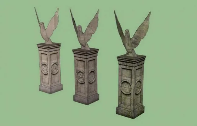SketchUp Materials for European Animal Landscape Sculpture Models