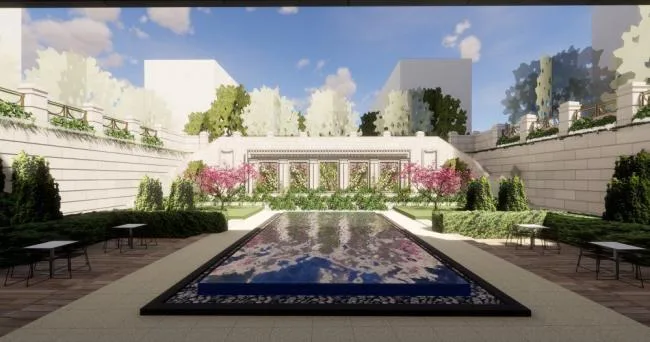 Sketchup Business Model | Multi story Sales Office, Commercial Building, Neoclassical Style