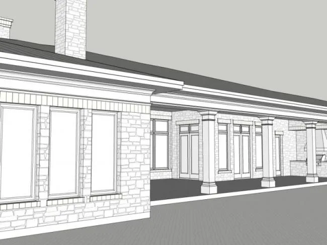 SketchUp Business Model: Designing a European-Style Low-Level Clubhouse