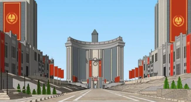 Sketchup Office Model | Hunger Games Scene, Modern Style, High Rise Office