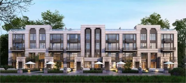 Sketchup Villa Model | Row Villa, Neoclassical Style