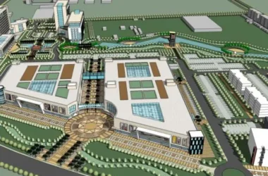 SketchUp Complex Model: Modern Multi-Story Urban Architecture-BIM WORLD