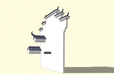 Huizhou Horsehead Wall SketchUp Material and Model Component-BIM WORLD