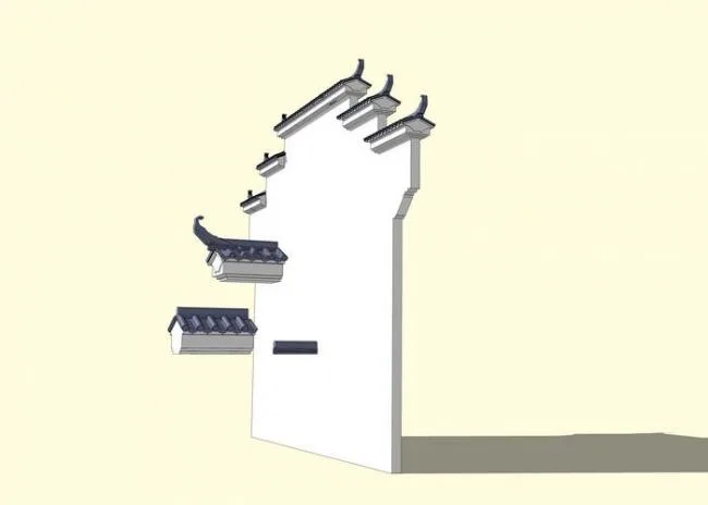 Sketchup Material Model | Huizhou Horsehead Wall Su Model Material Component