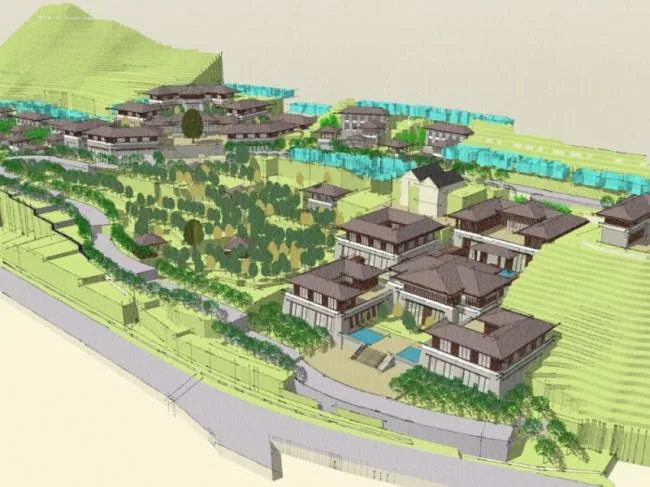 Sketchup Hotel Model | Multi story Hotel, Chinese Style
