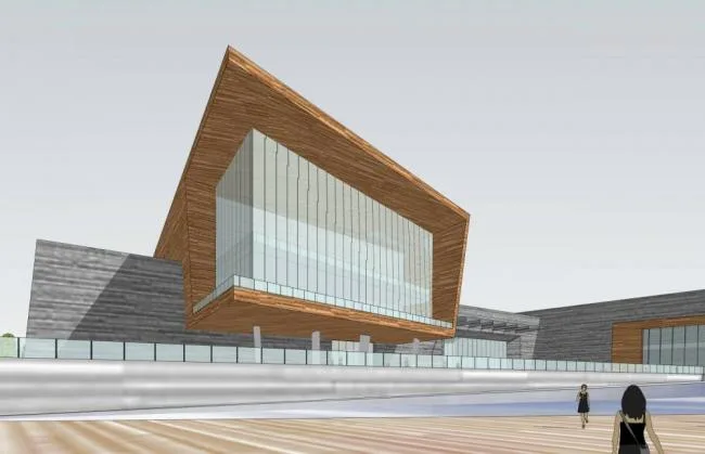 Sketchup Cultural Model | Multi story Museum, Modern Style, Cultural Architecture