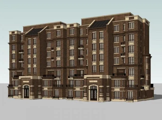 Sketchup Residential Model | Multi story Residence, Residential Building, British Style, Classical Style