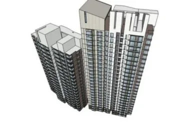 Modern High-Rise Residential Buildings in SketchUp: Stylish Urban Models-BIM WORLD