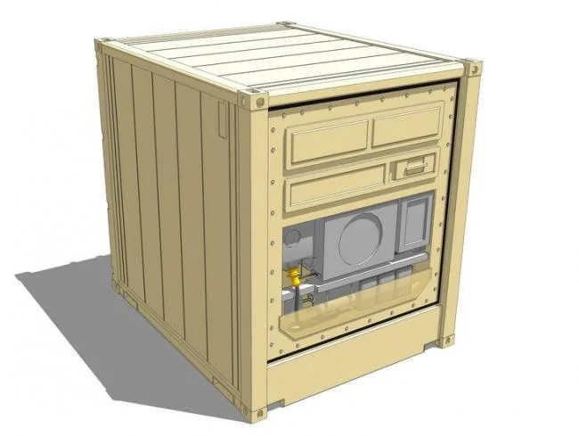 Sketchup Material Model | Container Architecture