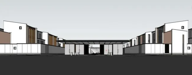 Sketchup Villa Model | Villa, New Chinese Style