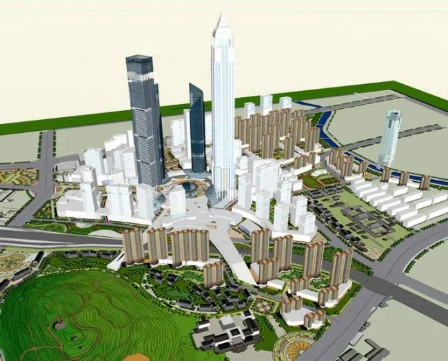 Sketchup Office Model | Super High rise Office Building, Modern Style