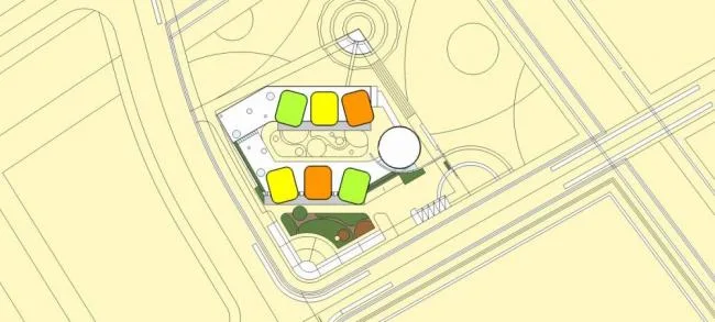 Sketchup School Model | Multi story Kindergarten, Cultural, Educational, Health, Educational Architecture, Modern Style